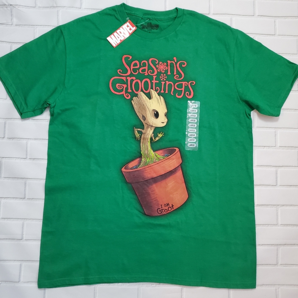 Marvel Groot Christmas t-shirt